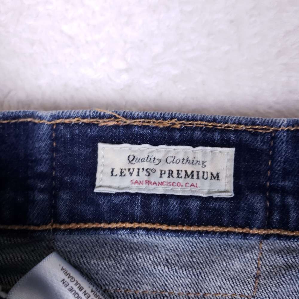 Levi's Premium 511 Slim Fit Jeans 34x34 Dark Blue - Picture 7 of 14